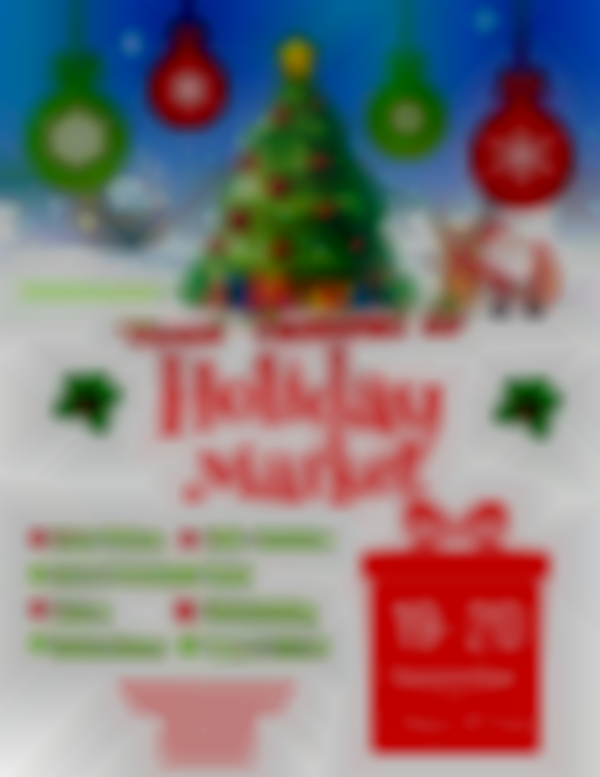 2025 Holiday Market & Food Festival | Dec 19 & 20