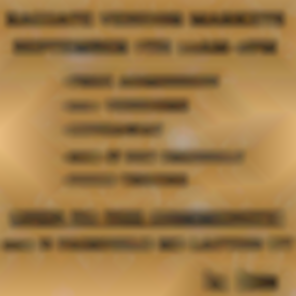 2025 Layton Radiate Vendor Markets ~ September