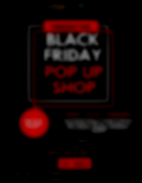 Black Friday Pop-up Shop