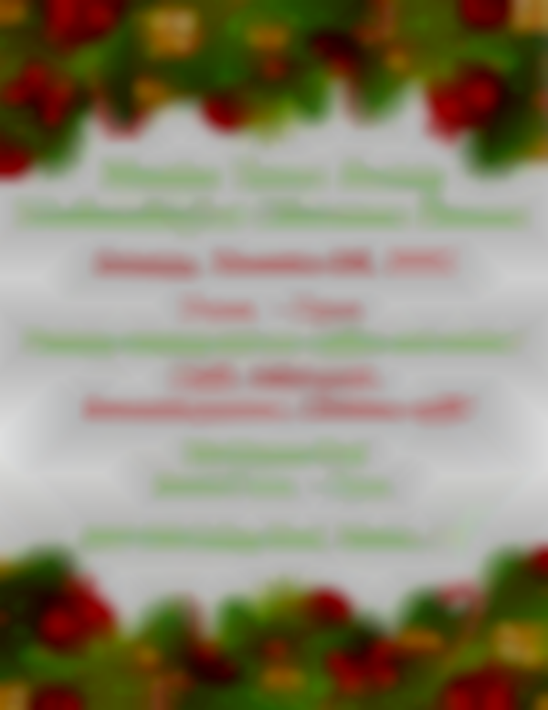 2025 Weihnachtsfest Christmas Bazaar | Nov 8th