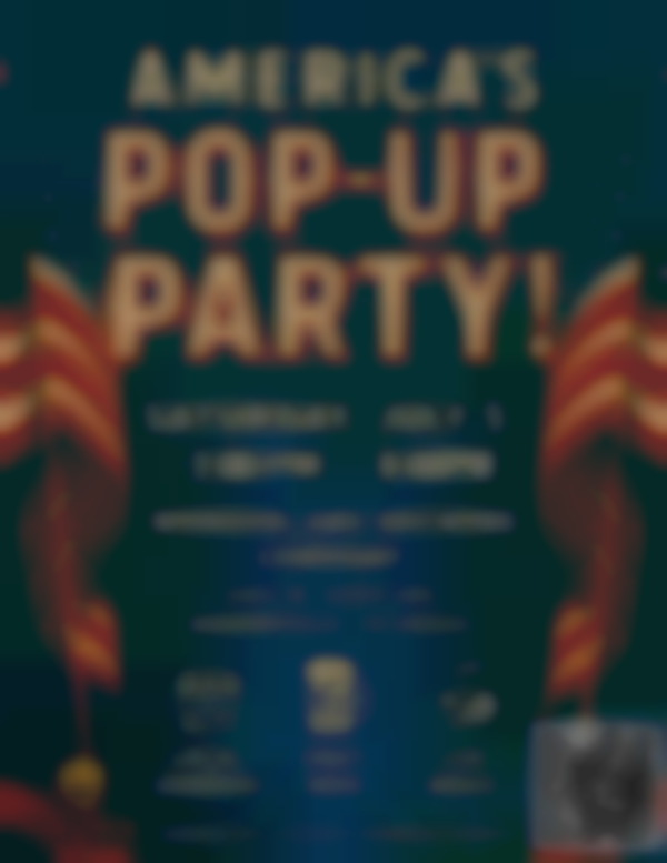 2025 The 1st  Americas Pop Up Event | Saturday  (July 5th)