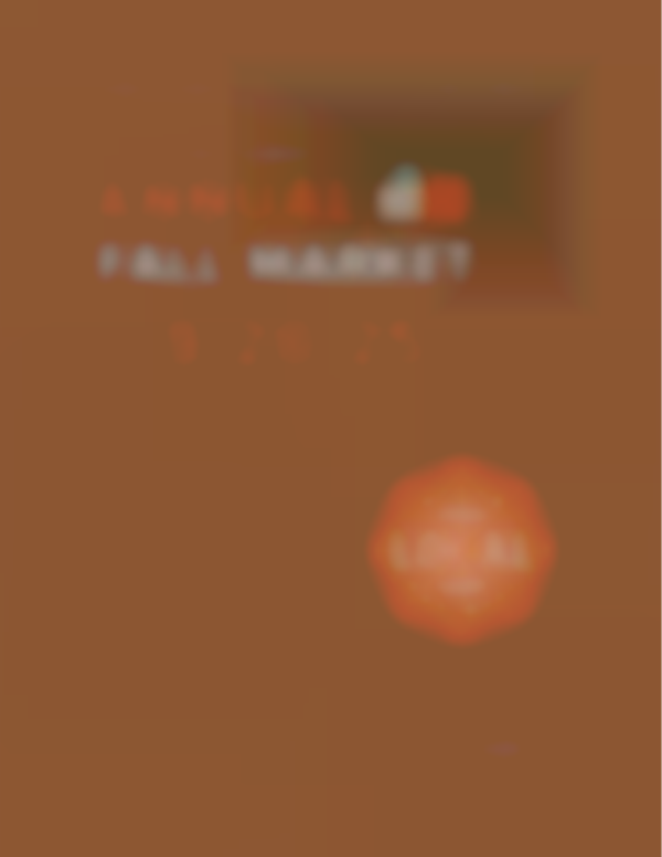 2025 Hazel Avenue's Annual Fall Market Pt. 1 ~ Sept 20th