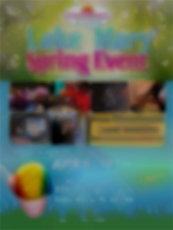 Lake Mary Spring Event 2025 — Saturday, Apr 19th