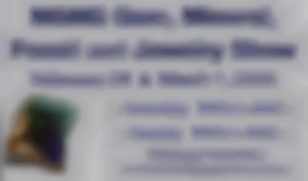 2026 Mississippi Gem, Mineral, Fossil & Jewelry Show