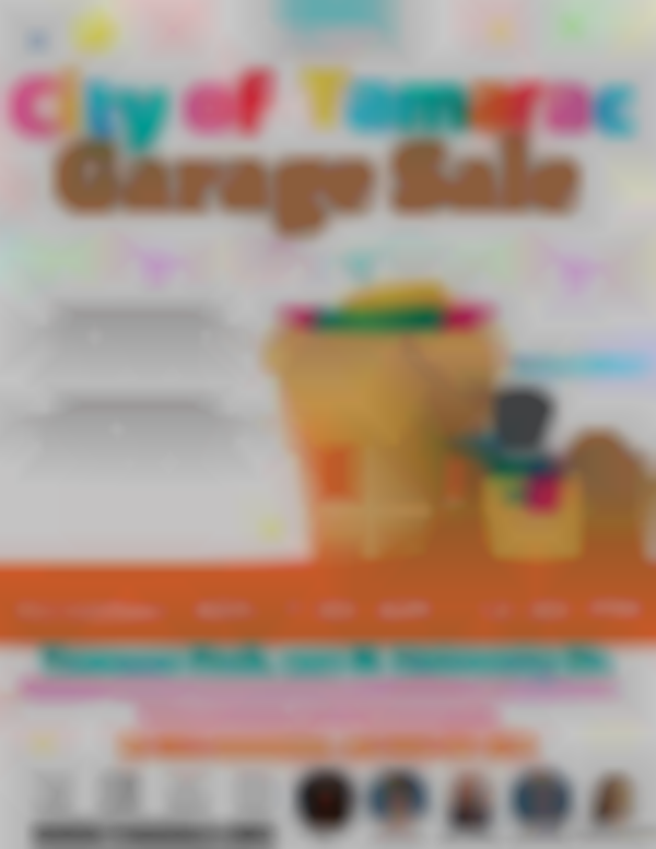 2025 City of Tamarac Garage Sale |  Oct 4th