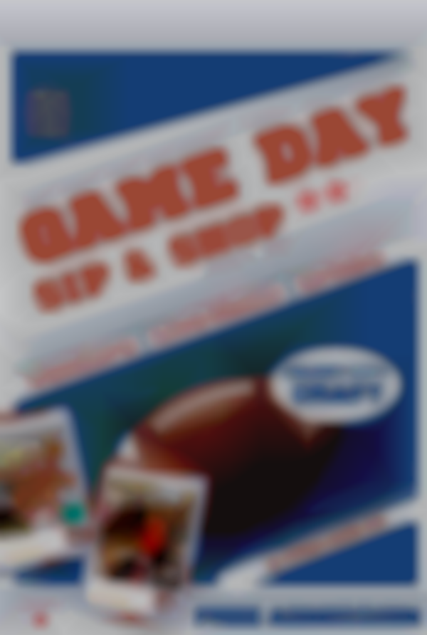 Game Day Sip & Shop | Sun, Aug 24th