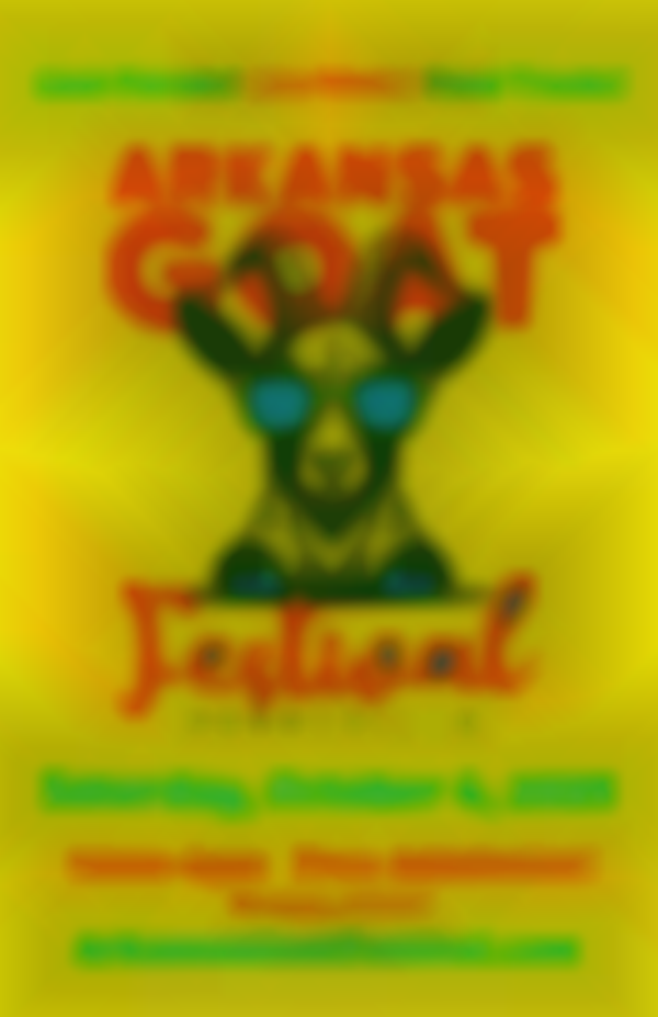 2025 Arkansas Goat Festival | Saturday, October 4