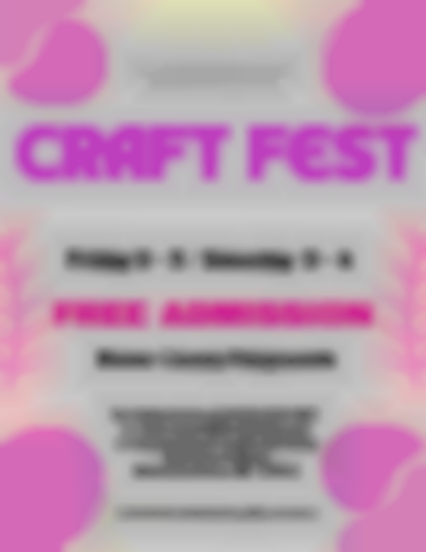 2025 Craft Fest |  November 21 & 22