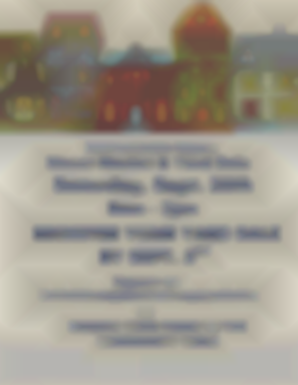 2025 Lockerbie Square Street Market & Yard Sales | Sept 20th