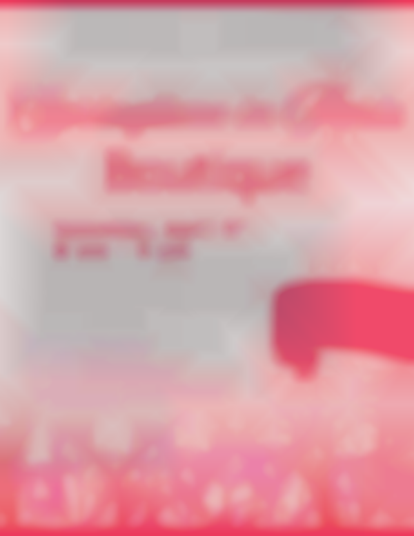 Springtime in Paris Boutique | Saturday, April 5, 2025