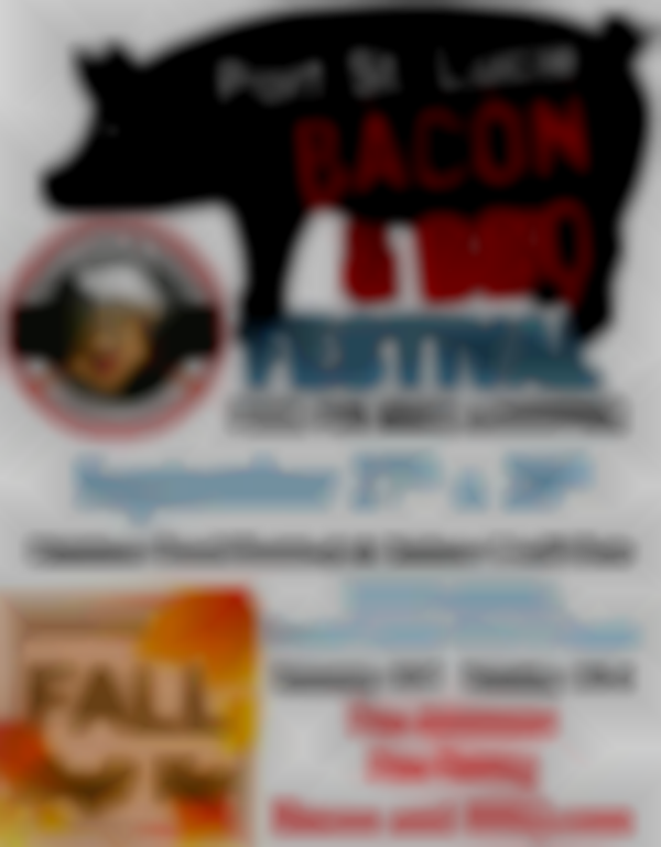 PSL Bacon & BBQ Festival ​| PSL Fall Craft Fair — ​September 27th & 28th, 2025