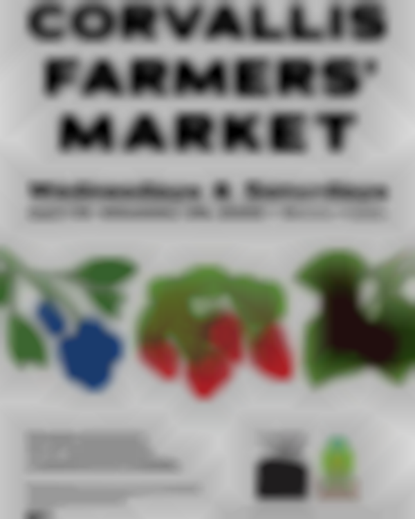 2025 Corvallis Wednesday Market | Oct 1st