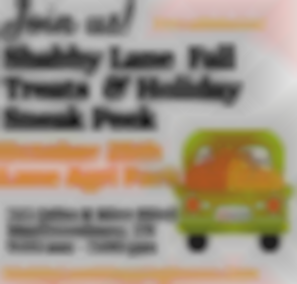 2025 Shabby Lane Fall Treats and Holiday Sneak Peek | Oct 25