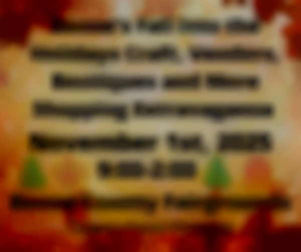 2025 Boone’s Fall into the Holidays Craft, Vendors, Boutiques and More Shopping Extravaganza | Nov 1st