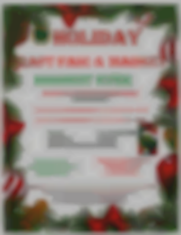2025 Holiday Craft Fair & Market at Fingerlakes Mall